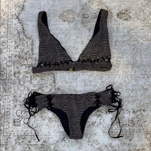 Planet blue blue life bathing suit